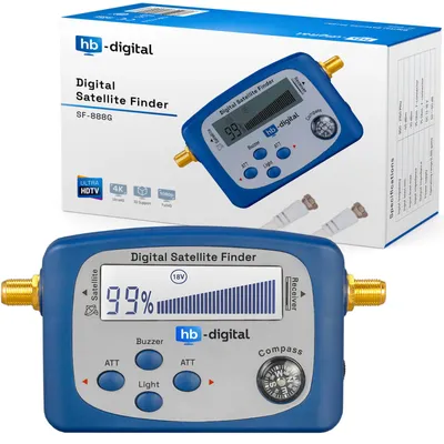 Produktbild von hb-digital Satfinder Digital SF-888G Display Kompass Ton blau