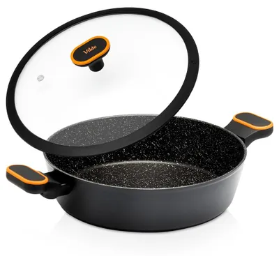 Produktbild von Vilde | Schmorpfanne Ø28 cm - mit Glasdeckel - 3,5 L - Induktion - Antihaftbeschichtung - TERRUNA