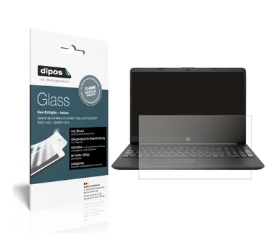 Zdjęcie produktu dla 2x folia ochronna do notebooka HP 15 cali gw0542ng matowa - folia antywstrząsowa 9H dipos Glass szkło plastikowe