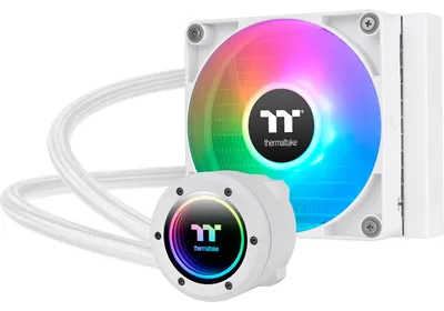 Produktbild von Thermaltake TH120 V2 ARGB Sync CPU Liquid Cooler Snow Edition