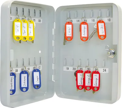 Produktbild von WEDO Schlüsselschrank für 24 Schlüssel lichtgrau