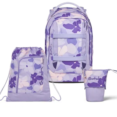 Produktbild von Satch Pack Lilac Blossom Schulrucksack Set 3tlg.