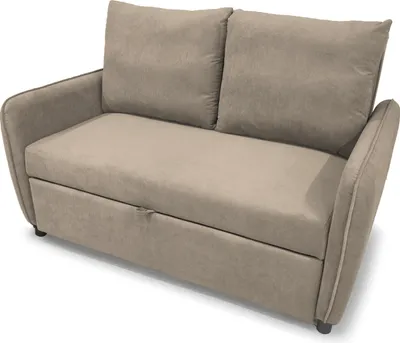 Zdjęcie produktu dla Sofa wypoczynkowa kanapa rozkładana do spania S106 Lotus velvet taupe