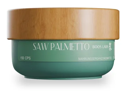 Produktbild von BOOS LABS Saw Palmetto I 500mg I 150 vegane Kapseln I Saw Palmetto Kapseln Hochdosiert I Sägepalmenextrakt Prostata I Serenoa repens