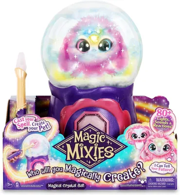 Productafbeelding van My magic mixies crystal-Ball - Roze - Interactief tovenaarsspeelgoed - Magische kristallen bol met verlichting - Famosa
