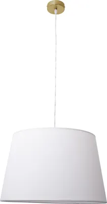Produktbild von Näve Leuchten Pendelleuchte "BOLOGNA" Ø: 45cm beige/messing Pendelleuchte "BOLOGNA" Ø: 45cm beige/messing Pendelleuchten - Pendelleuchte "BOLOGNA" beige/messing, Hängelampe im Klassik Stil, aus Metall, Kunststoff und Textilmaterial in beige, 128 cm hoch, Ø 45 cm, E27-Fassung