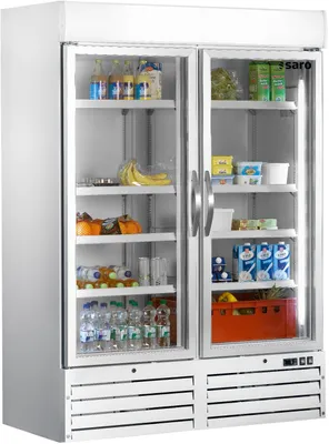 Immagine prodotto di Frigorifero con porte in vetro, 2 porte - Bianco Modello G 920