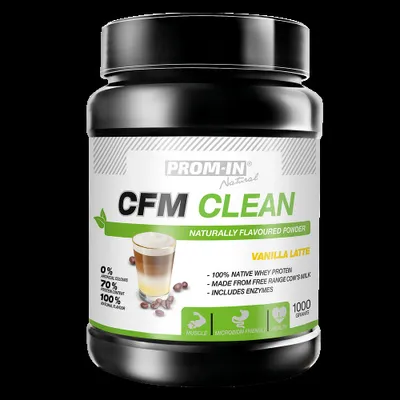 Imagen del producto de CFM Clean, 1 kg, sabor vainilla latte