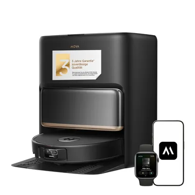 Produktbild von MOVA P50s Ultra Saug- und Wischroboter mit 24.000 Pa, automatischer Absaugstation, StepMaster-Hindernisüberwindung & Dual-LiDAR-Navigation
