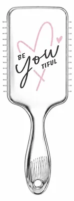 Imagen del producto de BEYSTON Cepillo paleta estampado, Plata