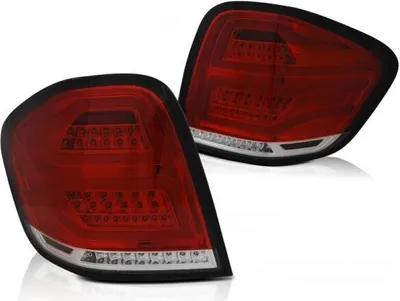 Obrázok produktu pre Full LED zadné svetlá pre Mercedes triedy M ML W164 rok 08-11 červená/chróm