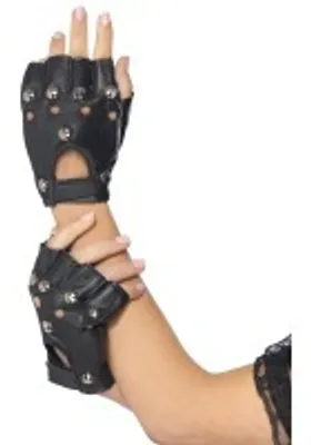 Produktbild von Punk Handschuhe, Schwarz