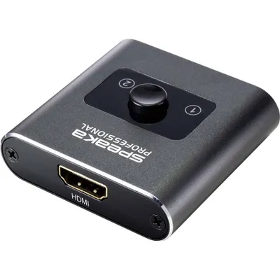 Produktbild von SpeaKa Professional SP-BDS-120 1+2 Port HDMI-Switch UHD 4K @ 60 Hz