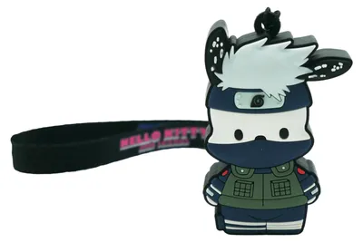 Produktbild von Naruto Shipudden x Hello Kitty PVC Schlüsselanhänger Pochacco Kakashi