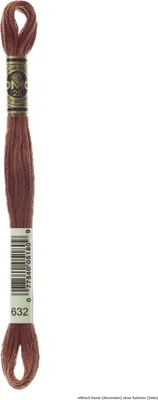 Zdjęcie produktu dla Nici do haftowania DMC Mouline Special 117MC -632, 6-nitkowe, 8 m