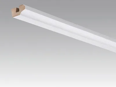 Produktbild von Meister | 2,38 m | MC Classic Deckenabschlussleiste weiss 70mm x 20mm x 2500mm, Wand Deckenleiste, Deckensockelleiste, Montagekleber inklusive, Renovierungsleiste, Weiss