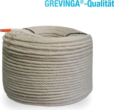 Produktbild von Sisal Seil Naturseil Ø 6 mm – 10 m lang – Robust & Reißfest – Ideal für Kratzbaum, DIY, Handwerk, Garten, Deko –  Germany