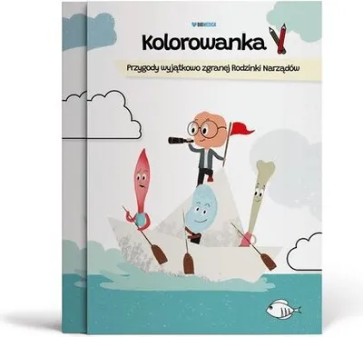 Produktbild von Kolorowanka Przygody wyjątkowo zgranej Rodzinki Narządów