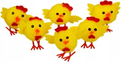Produktbild von Deko Osterküken 4cm 6St.