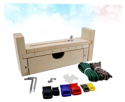 Produktbild von Webrahmen Set für die Herstellung von Armbändern mit verstellbarem Webabstand für Paracord und Outdoor-Schmuck
