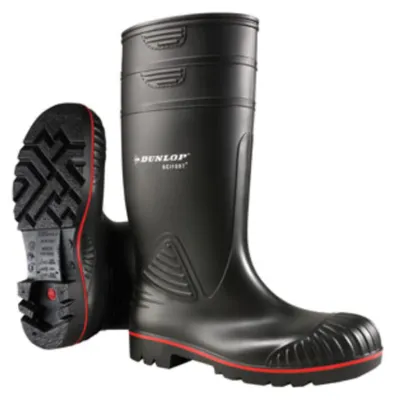 Produktbild von Dunlop Protective Footwear, A442031, Acifort Heavy Duty Full Safety, Schwarz/Rot