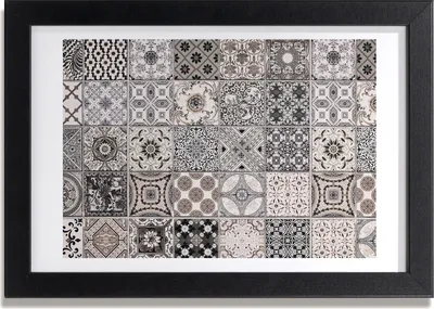 Produktbild von Bild 30x20 MDF-Rahmen, Wandkunst Keramikfliesen