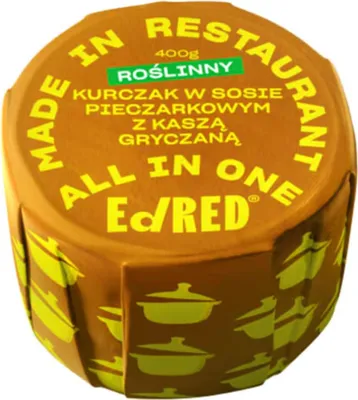 Produktbild von EdRED Pflanzliches Hähnchen in Champignonsoße mit Buchweizen 400 g