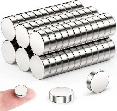Produktbild von Starke Klebmagneten 10x3mm weiß für Kühlschrank