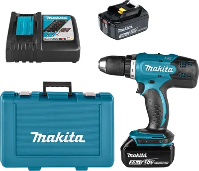 Produktbild von Makita DDF453RFE - Bohrer/Schrauber - schnurlos - 2 Geschwindigkeiten - Bohrfutterschlüssel 13 mm - 42 N·m