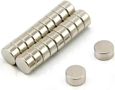Obrázok produktu pre N35 neodymový magnet - priemer 10 mm - 20 kusov