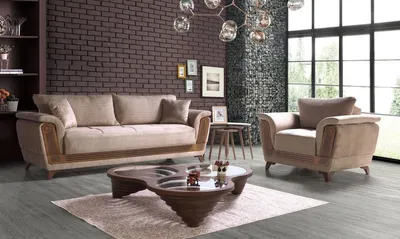 Zdjęcie produktu dla Zestaw Sofa 3+1 Osobowych Foteli Nowoczesny