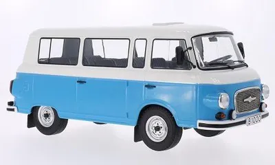 Produktbild von MCG MCG18007 - 1:18 Barkas B 1000 Kleinbus, blau/weiss, 1965 - Neu
