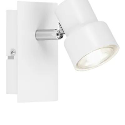 Zdjęcie produktu dla Reflektor ścienny LED 1-punktowy GU10 obrotowy i odchylany 5W Briloner