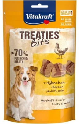 Image de Vitakraft Treaties Bits Hühnchen Bacon Style 120 g