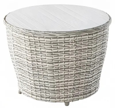 Produktbild von Tisch Beige Farbe Moderner Stil Metallgestell Glasplatte Rund New
