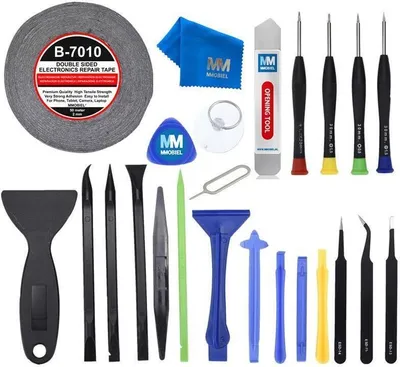 Produktbild von 24 in 1 Profi Reparatur Öffnungs Werkzeug Kit für Smartphone Handy Tablet