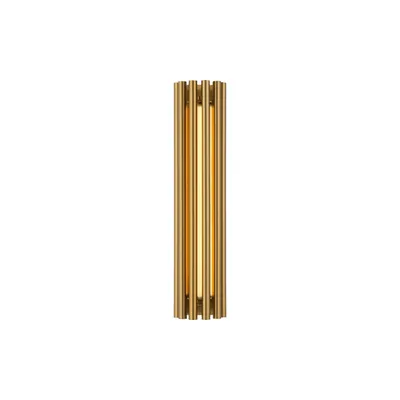 Produktbild von LED Wandleuchte Aluminium Glas B: 8,1 cm in Messing Gold länglich warmweißes Licht 3000 K 330 lm Modern