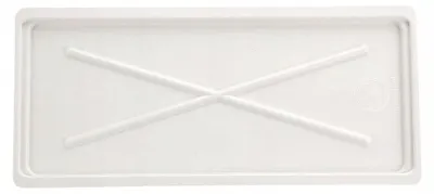 Produktbild von Abtropfschale für Geschirrabtropfer, Kunststoff weiß, 50x22,5 cm, 1 Stück