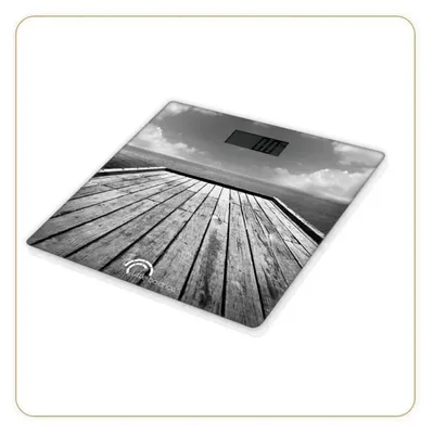 Obrázok produktu pre Elektronická kúpeľňová váha, Little Balance, 180 kg, 30 x 30 cm, sivá