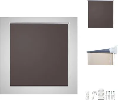 Immagine prodotto di Tenda a rullo oscurante Tenda a rullo oscurante 160 x 175 cm caffè - Tende e tende a rullo