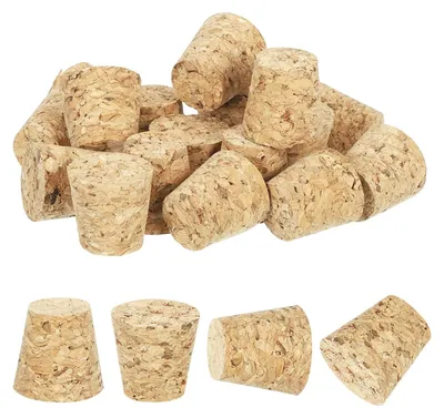 Productafbeelding van Kurken voor flessen - 20 stuks - afsluitdopjes - 2,1 x 1,6 x 2,0 cm
