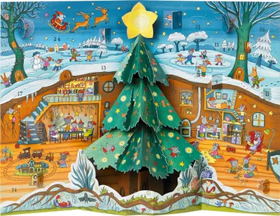 Produktbild von Weihnachten bei Familie Maus Pop-up-Adventskalender