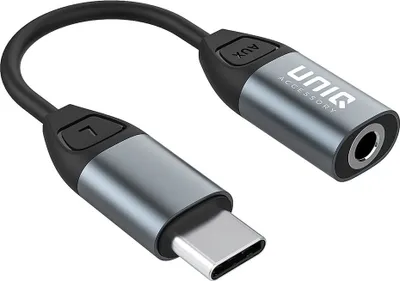 Immagine prodotto di Adattatore UNIQ da AUX a Tipo-C - Nero