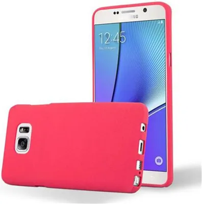 Obrázok produktu pre Cadorabo Ochranné puzdro pre Samsung Galaxy NOTE 5 v červenom puzdre na mobilný telefón TPU kryt puzdra