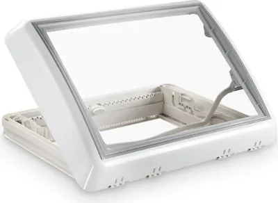 Produktbild von DOMETIC Dachhaube Midi Heki FL 70x50cm Bügel ohne Zwangsbelüftung weiß Wohnwagen