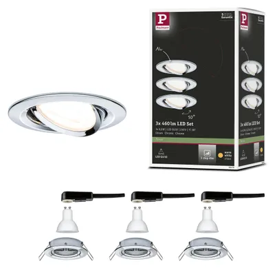 Produktbild von Paulmann LED Einbauleuchte Nova Basisset schwenkbar