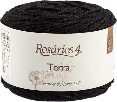 Obrázok produktu pre Rosários 4 Terra 20 Black Pletacia priadza