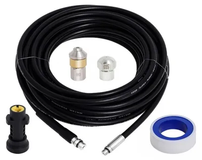Produktbild von Rohrreinigungsschlauch Hochdruckreiniger Karcher K2 bis K7 Abflussreinigung 15 m