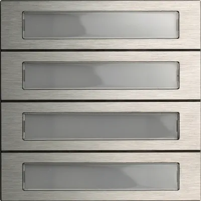 Produktbild von GIRA 5534920 - Ruftasten-Modul - Edelstahl - GIRA - Oberfläche - -25 - 70 °C - 106,5 mm