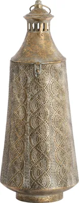 Image de Lanterne Light & Living SANYA en brun doré – Ø21x53,5 cm